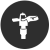 irrigation icon round